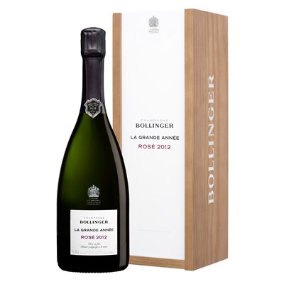 Send Bollinger Grande Annee Vintage Rose 2014 75cl Champagne Gift